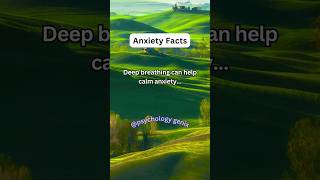 Deep breathing can help calm anxiety😰 facts anxiety shorts [upl. by Koetke]