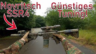 Günstiges SSR4 Tuning  Area M Gameplay  4K60fps  LoneEclipseAirsoft [upl. by Winzler520]