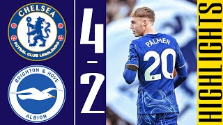 Chelsea vs Brighton 42  Highlights  Premier League 2425 [upl. by Komara570]