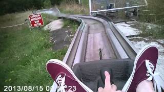 Tobogganing at Swadlincote Ski Centre [upl. by Sudaorb]