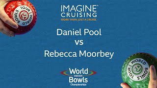 World Indoor Bowls Championship 2024 Daniel Pool vs Rebecca Moorbey  Day 16 Match 1 [upl. by Richey119]