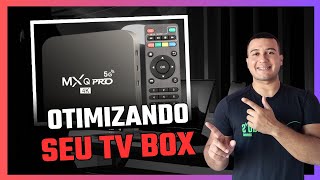 Como otimizar a sua tv box mxq pro 4k 5g para deixar ela super rápida [upl. by Emmons101]