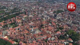 ZAGREB CATHEDRAL  Aerial TV footage [upl. by Issiah]