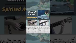 Waltz of Chihiro 千尋のワルツ  Spirited Away Guitar fingerstyleguitar guitartab guitarwarf [upl. by Wahlstrom]