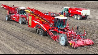 Potato Harvest 2023  Grimme Varitron 470 TT Gen3 4row selfpropelled harvester PotatoCam [upl. by Clancy567]