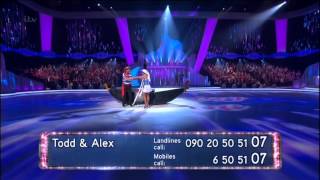 Dancing on Ice 2014 R2  Todd Carty [upl. by Rdnaskela]