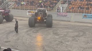 Man struck by monster truck in Ohio at Marion County Fairgrounds Coliseum [upl. by Anit]