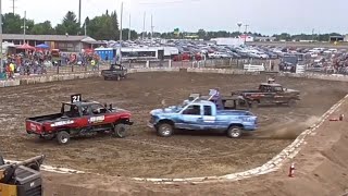 CHAOS IN CLEARWATER Trackside Stock Trucks [upl. by Yseulta]