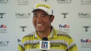 Hideki Matsuyama Sunday Interview Day 4 FedEx St Jude Championship © PGA Tour [upl. by Laiceps763]