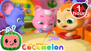 Animal Clean Up Song  More CoComelon JJs Animal Time Kids Songs  Animal Songs for Kids [upl. by Anthe]