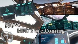 Star Citizen  Look at New Multi Functional Displays [upl. by Nefen952]