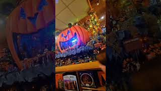 Halloween Village Display in Bronners Chrsitmas Wonderland Michigan halloween [upl. by Cutty]