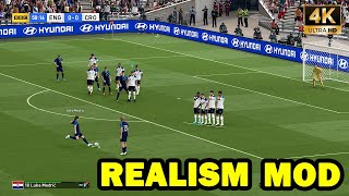 PES 2021 Gameplay Compilation  International Football  Realism Mod [upl. by Adala]