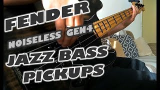 Fender Gen 4 Noiseless™ Jazz Bass® Pickups [upl. by Nnalyrehc]