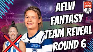 AFLW Fantasy 2024 Team Reveal Round 6 [upl. by Lletram]