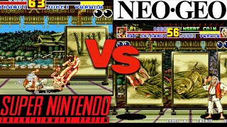 When the Super Nintendo Tried to Be the NEO GEO A Retro Game Comparison [upl. by Rodl746]