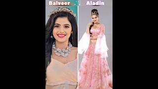 Balveer vs Aladin actress status 💥✨balveer aladdin ytshorts shorts newsong aladdincast [upl. by Berny]