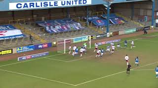 Carlisle United 2  0 Scunthorpe United  match highlights [upl. by Polik698]