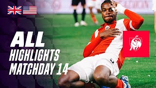 ALL HIGHLIGHTS MATCHDAY 14 ğŸ‘€âš½ Jupiler Pro League 2324 [upl. by Stillman699]