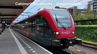 Cab ride train DordrechtGeldermalsen 20230606 [upl. by Swainson]