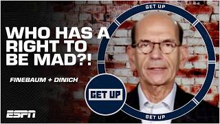 Paul Finebaum IS FURIOUS over the latest College Football Playoff Rankings 🍿  Get Up [upl. by Ailuy]