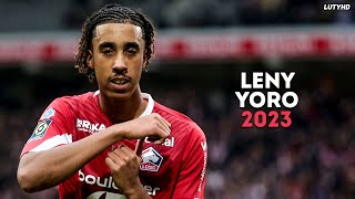 Leny Yoro 202324  Defensive Skills Tackles amp Goals  HD [upl. by Aia]