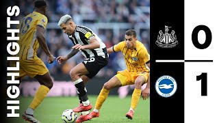 Newcastle United 0 Brighton and Hove Albion 1  Premier League Highlights [upl. by Netaf]