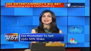 Zee Promoters To Sell Upto 50 Stake [upl. by Nittirb]