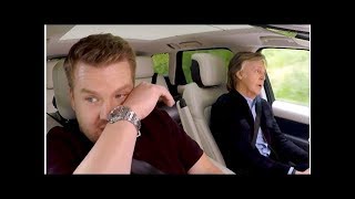 Paul McCartney made James Corden cry on Carpool Karaoke [upl. by Ayana]