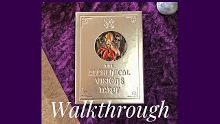 Alchemical Visions Tarot  Walkthrough amp First Impressions [upl. by Yaresed512]