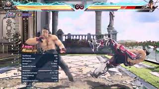 The coolest combo I can do vid req by ScorZulu 3 and 12 b24 Kazuya combo in Tekken 8shorts [upl. by Lasonde]