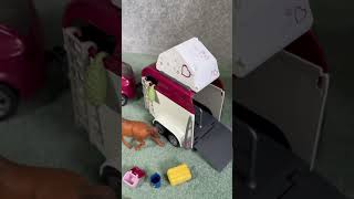 Unboxing Schleich Horse Adventures With Car amp Trailer 42535 [upl. by Anilad20]