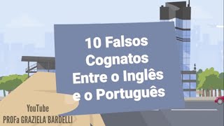 10 falsos cognatos entre o Inglês e o Português [upl. by Hirz]