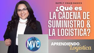 Aprendiendo Logistica en Español Qué es la Gestión de la Cadena de Suministro y la Logística [upl. by Aivatnwahs]