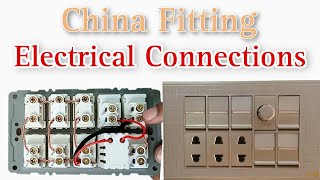 China Board Wiring  Electric China Board Connection [upl. by Ahseikal]