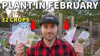 32 Veggies You Can Plant In February RIGHT NOW [upl. by Lipcombe]