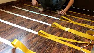 EUROX 20mm Vinyl Flooring  Double Sided Tape Installation [upl. by Neiht]