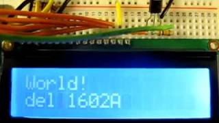 Arduino and 1602a LCD [upl. by Enrahs]