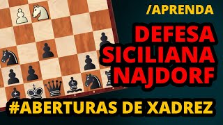 Aprenda a Defesa Siciliana Najdorf  Aberturas de Xadrez [upl. by Eceinart409]