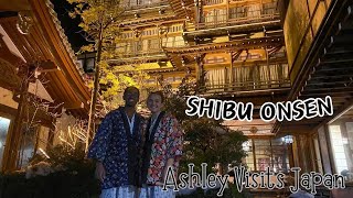 Visiting  Shibu Onsen  Hot springs in Japan  Ashley Visits Japan Part 6 [upl. by Madelin]