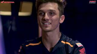 Luca Marinis First Interview Repsol Honda Team Rider  MotoGP [upl. by Heidie]