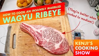 The Most Insane American Wagyu Steak Ive Ever Cooked  Kenjis Cooking Show [upl. by Alicia]