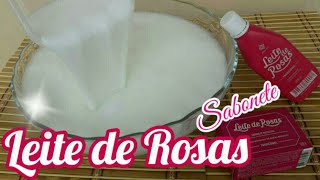 🔥LEITE DE ROSAS versão SABONETE LÍQUIDO CASEIRO  Receita fácil e economica⚘ [upl. by Rabiah]