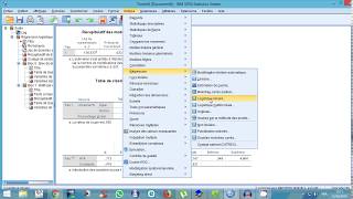 comment estimer le modèle de régression logistique simple sous SPSS [upl. by Mosi103]