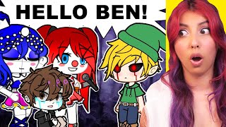 The Afton Family Meet CreepyPasta Gacha Life Mini Movie [upl. by Nairehs]