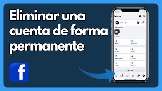 Cómo eliminar una cuenta de Facebook de forma permanente  Tutorial [upl. by Welford591]