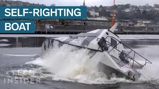 Stealth Boat Can Right Itself If It Capsizes [upl. by Zsamot]