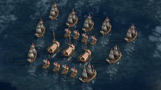 Cossacks 3  Mission 3 HELPING MESSINA  Dawn of the French Fleet [upl. by Odnalref]