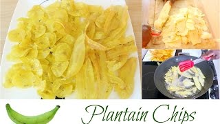 Plantain Chips Recipe with Green Plantains  Platanos Ghanian Praise Onaturals [upl. by Ollehto]