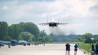 ORIGINAL MiG29 extreme low pass [upl. by Nailluj]